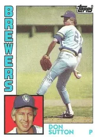 1984 Topps #35 Don Sutton
