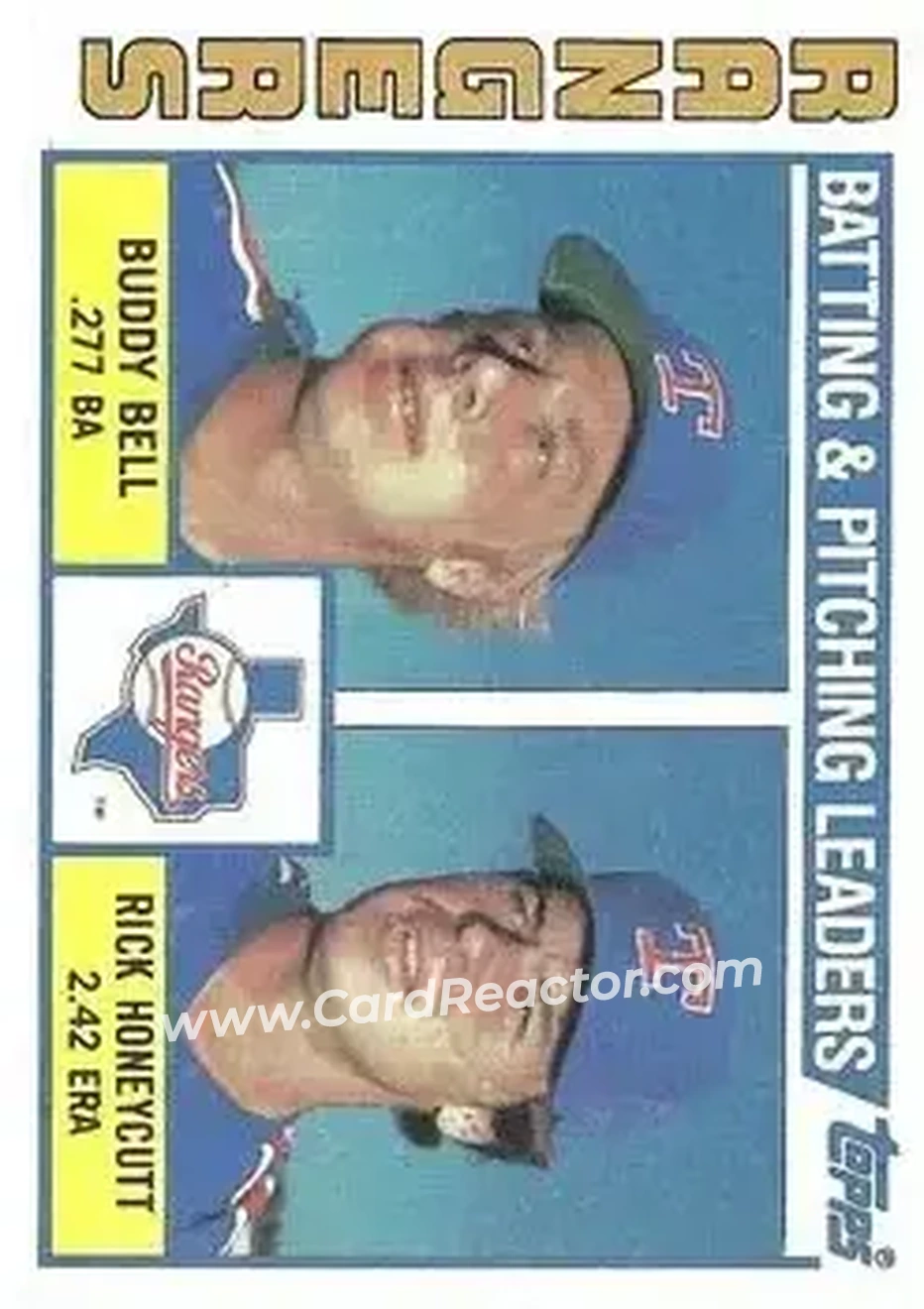 Front of Rick Honeycutt)