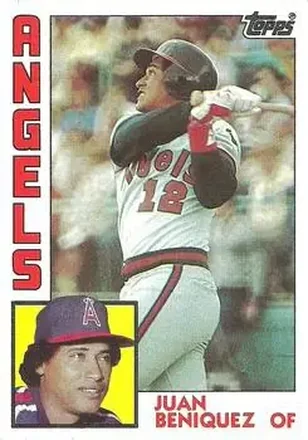 1984 Topps #53 Juan Beniquez