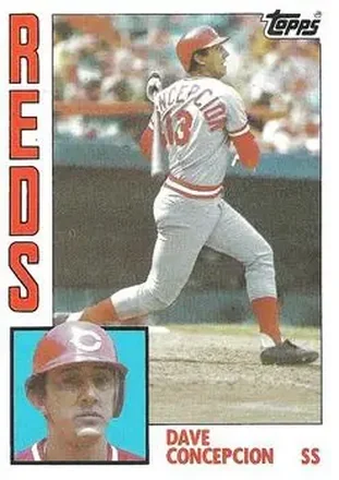 1984 Topps #55 Dave Concepcion