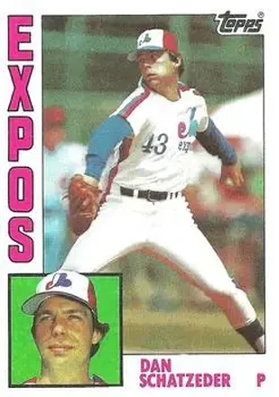1984 Topps #57 Dan Schatzeder