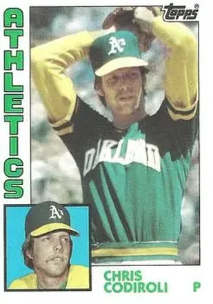 1984 Topps #61 Chris Codiroli