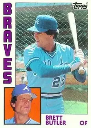 1984 Topps #77 Brett Butler