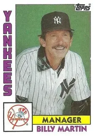 1984 Topps #81 Billy Martin