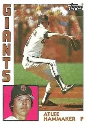 1984 Topps #85 Atlee Hammaker