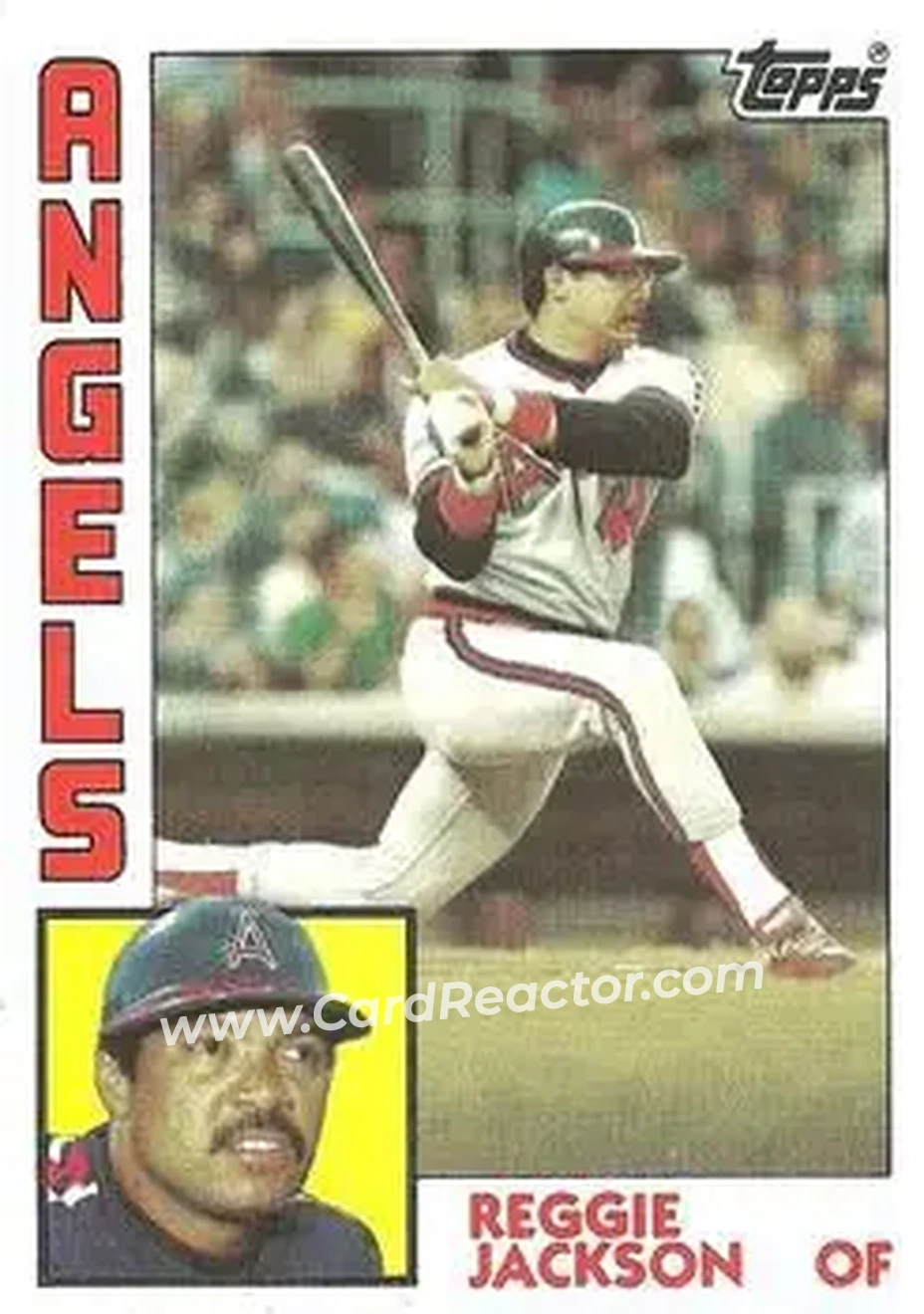 Front of Reggie Jackson (b.1946 OF)