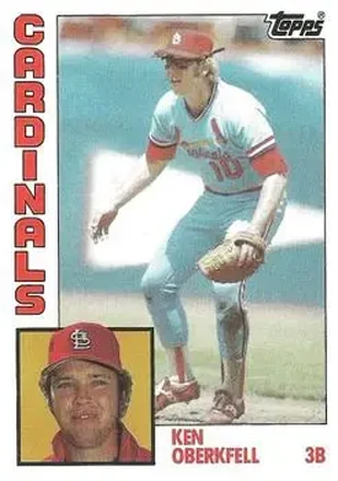 1984 Topps #102 Ken Oberkfell