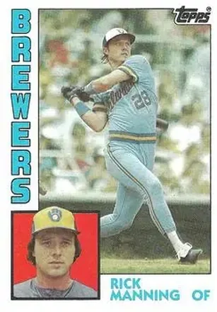 1984 Topps #128 Rick Manning