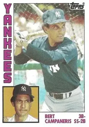 1984 Topps #139 Bert Campaneris