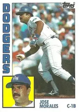 1984 Topps #143 Jose Morales