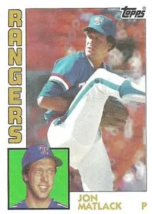 1984 Topps #149 Jon Matlack