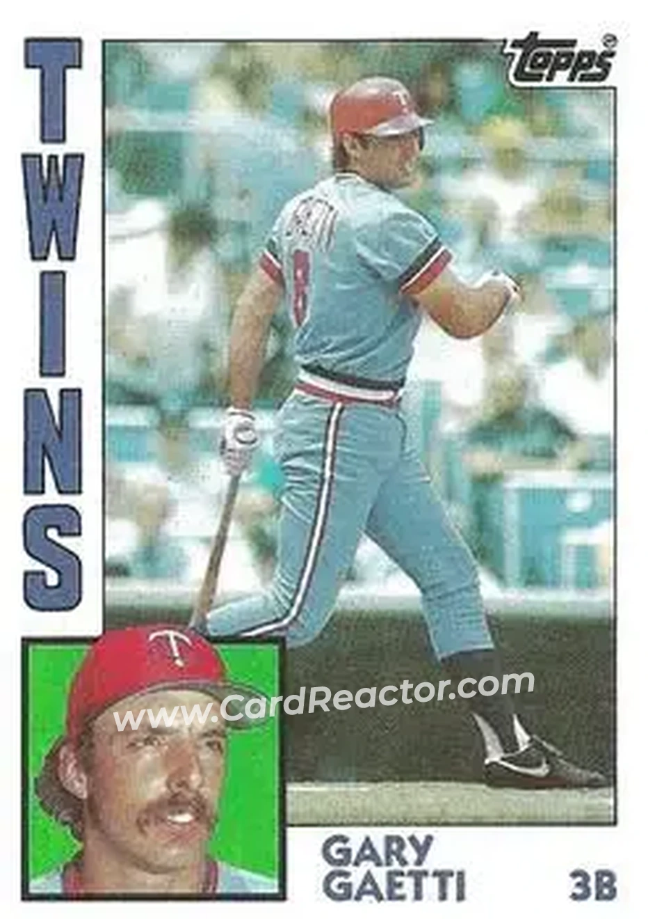Front of Gary Gaetti