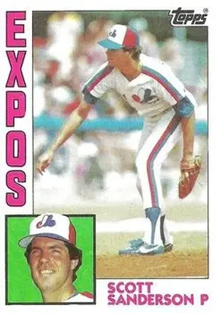 1984 Topps #164 Scott Sanderson