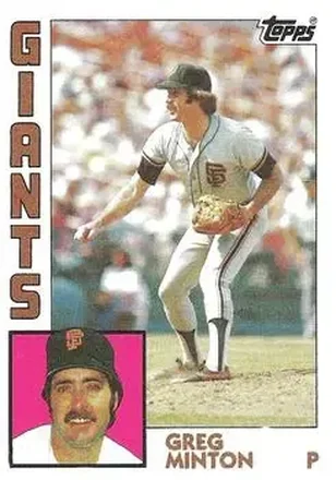 1984 Topps #205 Greg Minton