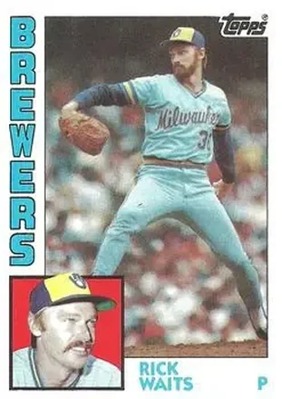 1984 Topps #218 Rick Waits