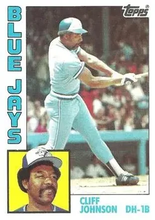 1984 Topps #221 Cliff Johnson