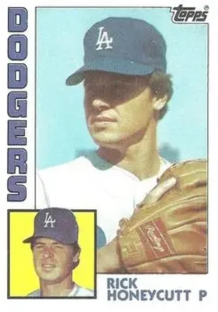 1984 Topps #222 Rick Honeycutt