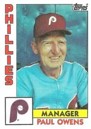 1984 Topps #229 Paul Owens