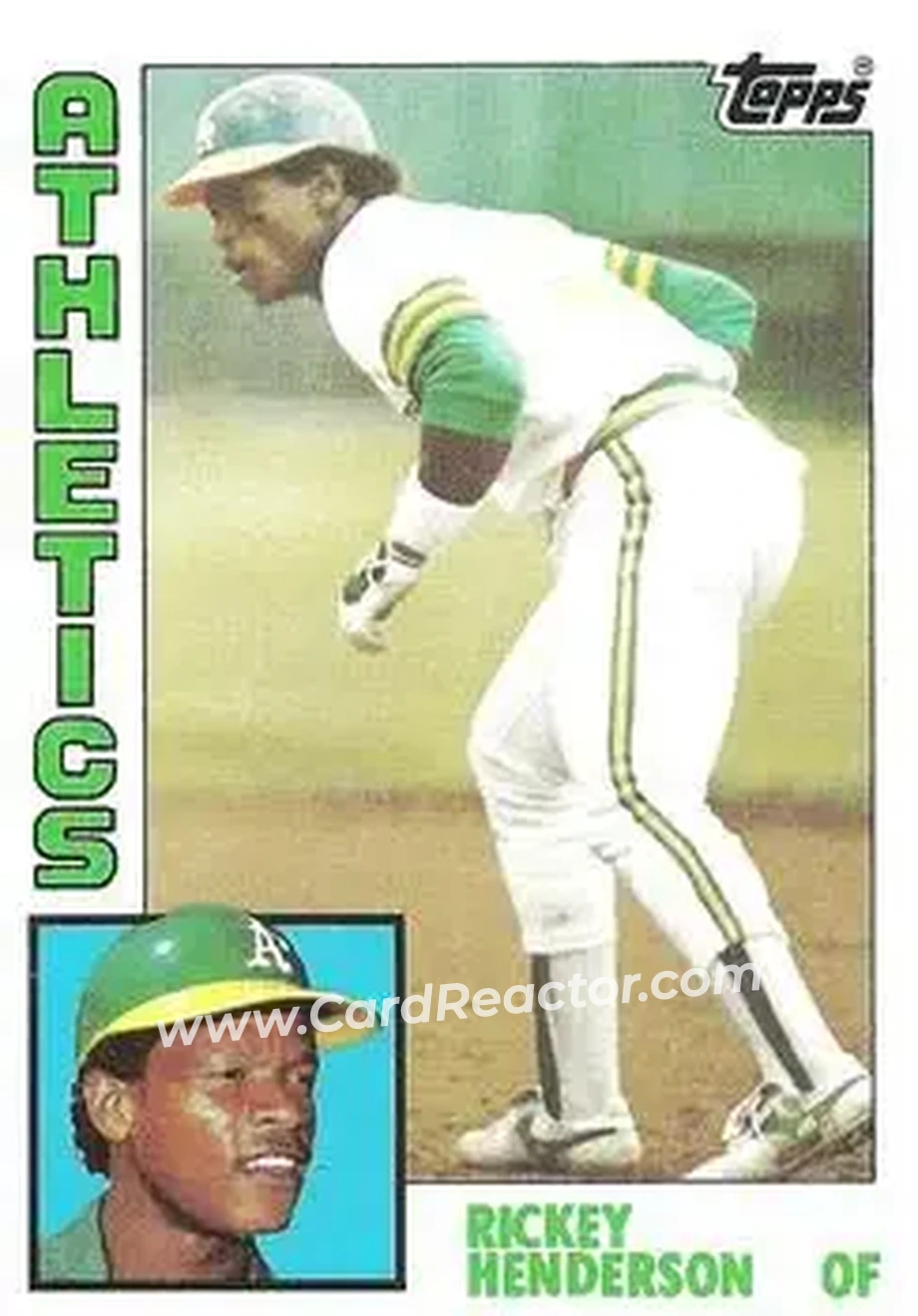 Front of Rickey Henderson