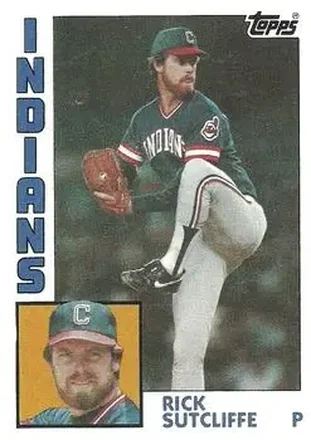 1984 Topps #245 Rick Sutcliffe