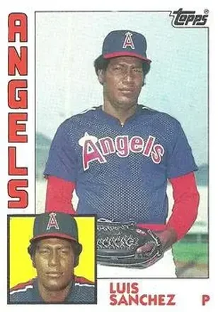 1984 Topps #258 Luis Sanchez