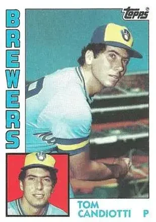 1984 Topps #262 Tom Candiotti