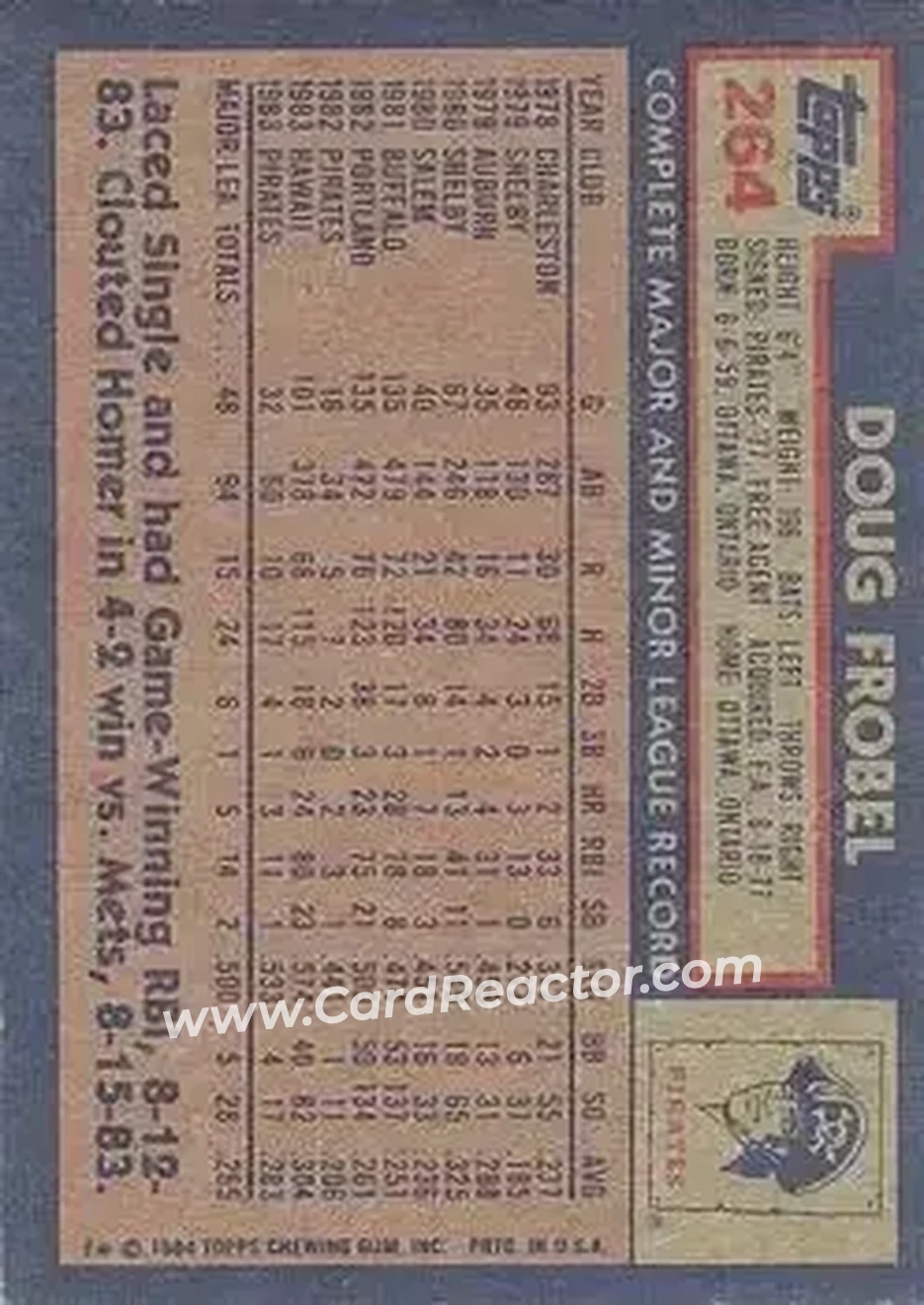 Back of Doug Frobel