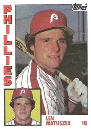 1984 Topps #275 Len Matuszek