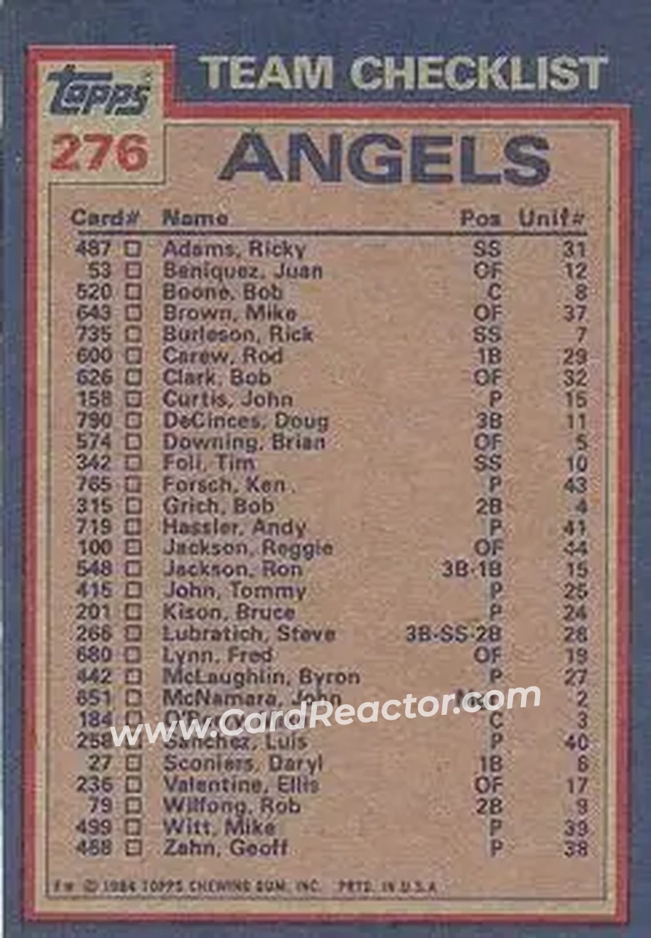 Back of Card #276