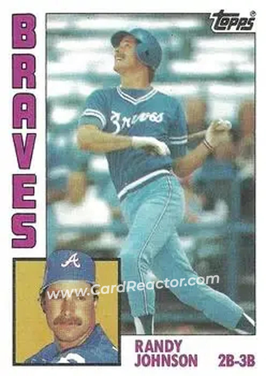Front of Randy Johnson