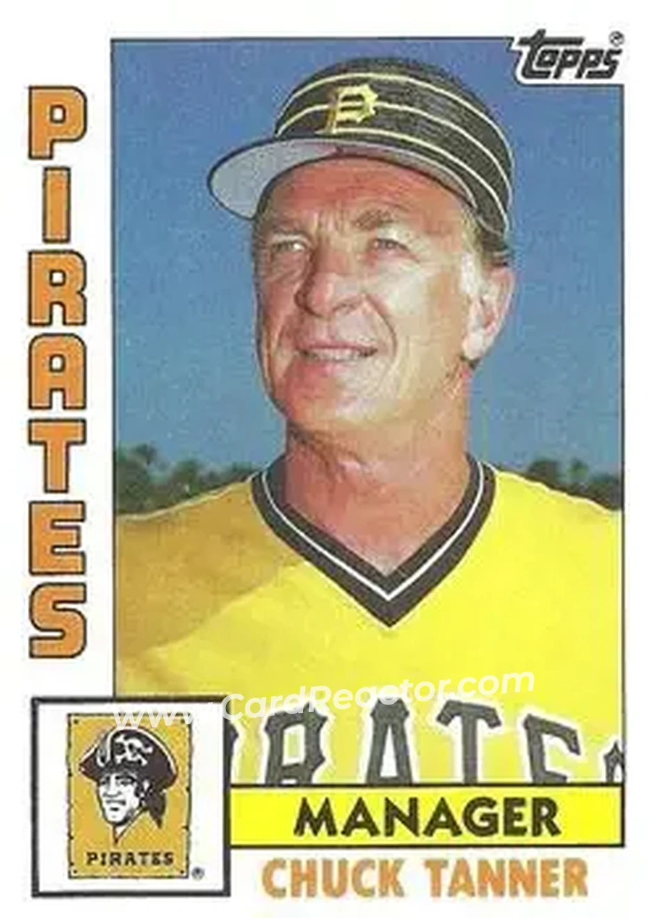 Front of Chuck Tanner