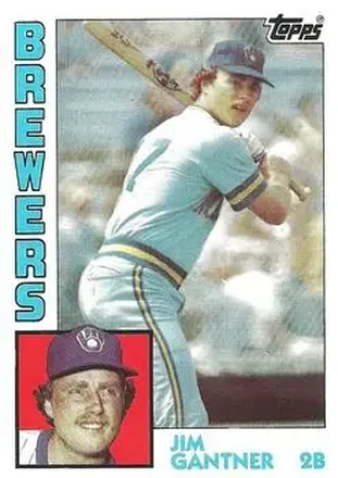 1984 Topps #298 Jim Gantner