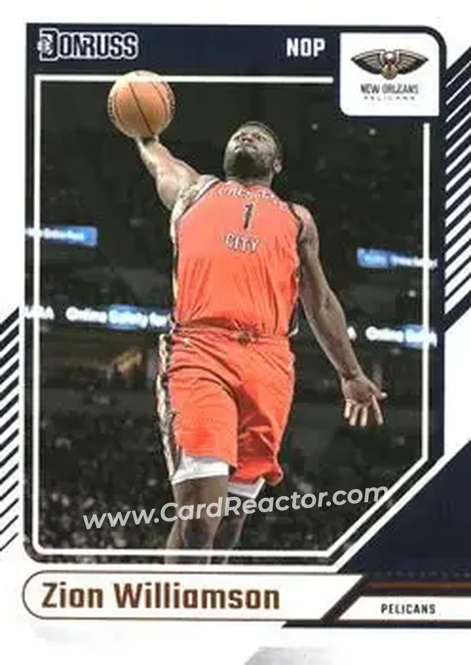 Front of Zion Williamson