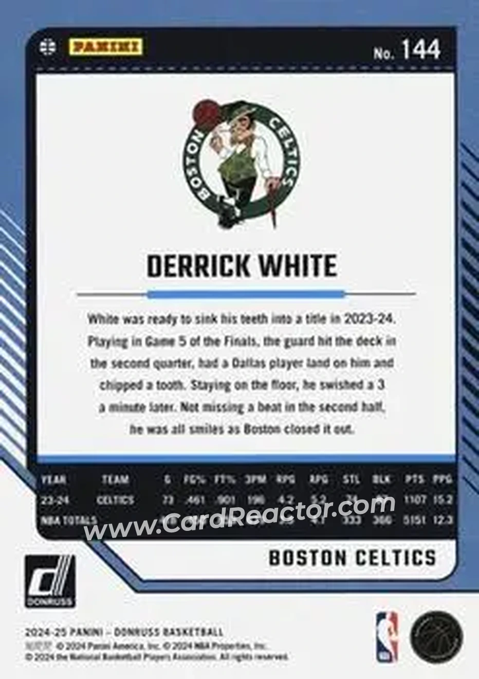 Back of Derrick White