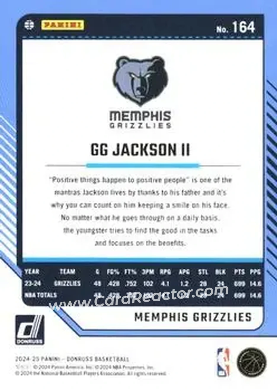 Back of GG Jackson II