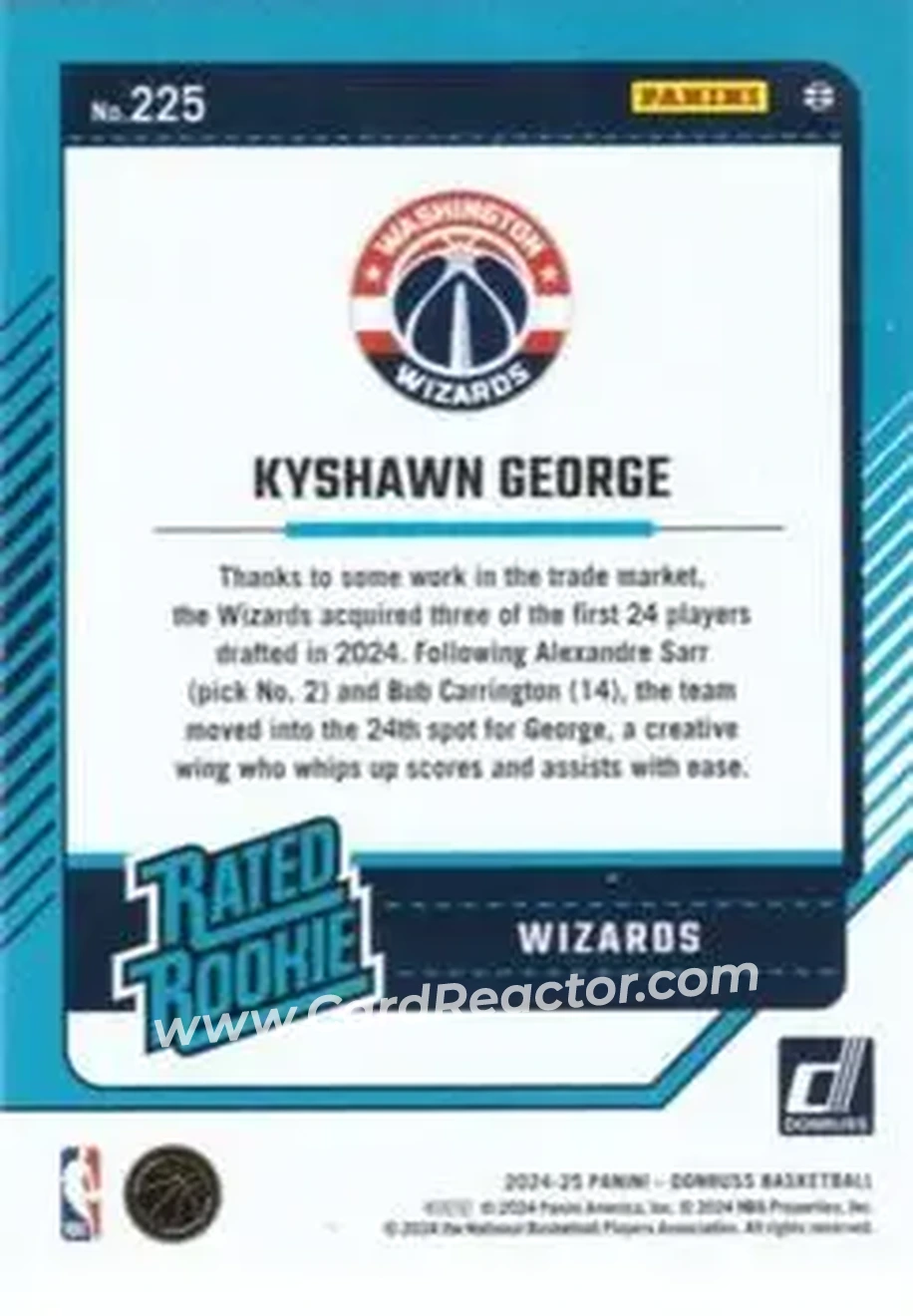 Back of Kyshawn George