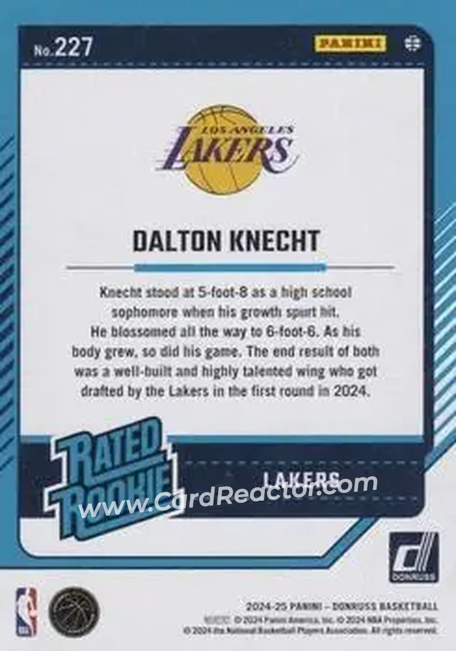 Back of Dalton Knecht