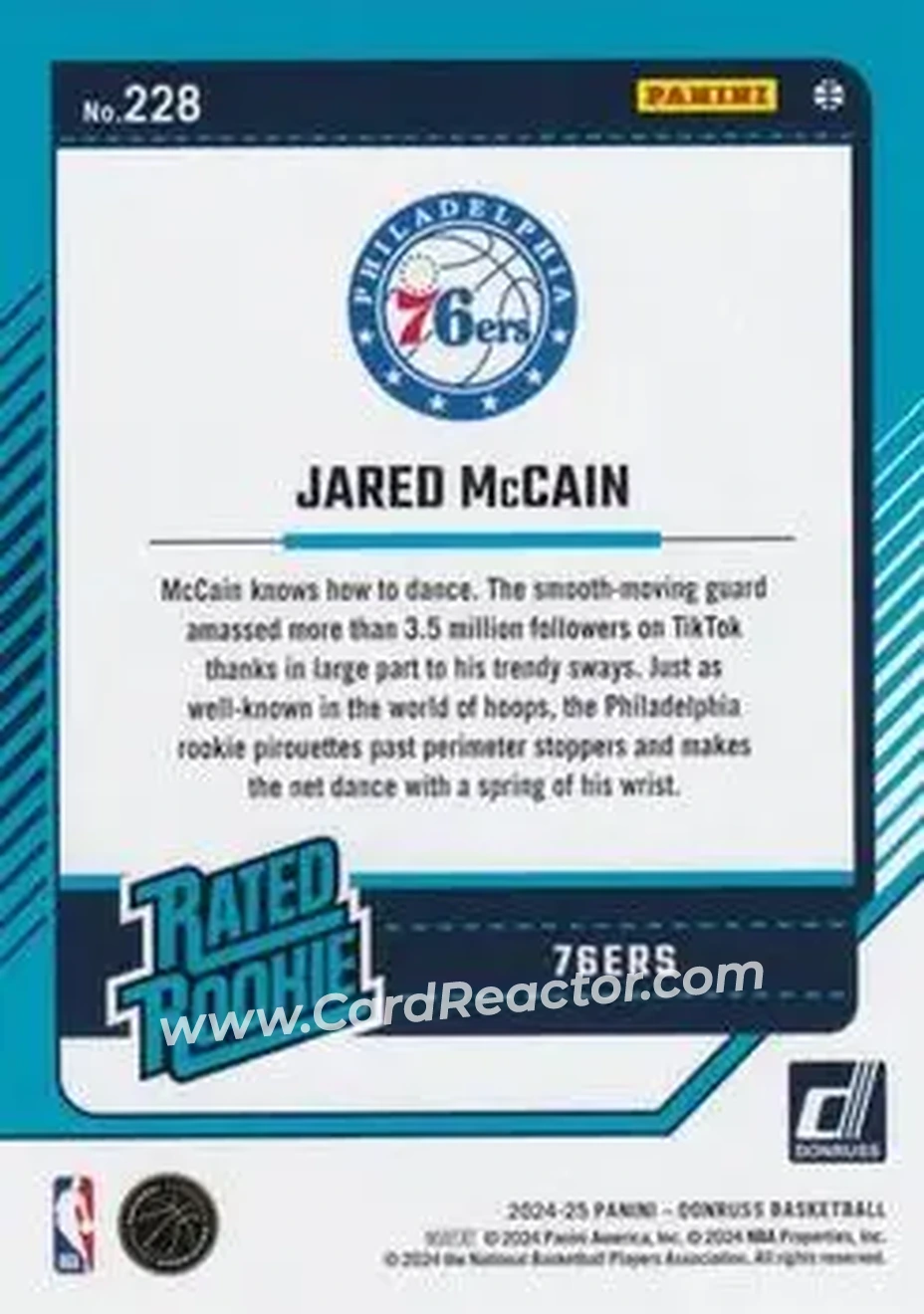 Back of Jared McCain
