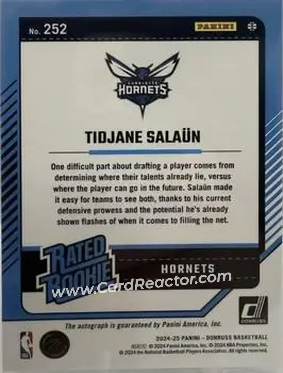 Back of Tidjane Salaün