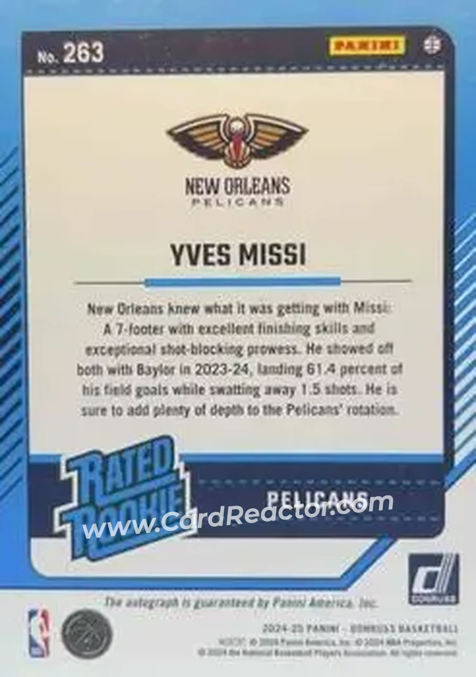 Back of Yves Missi