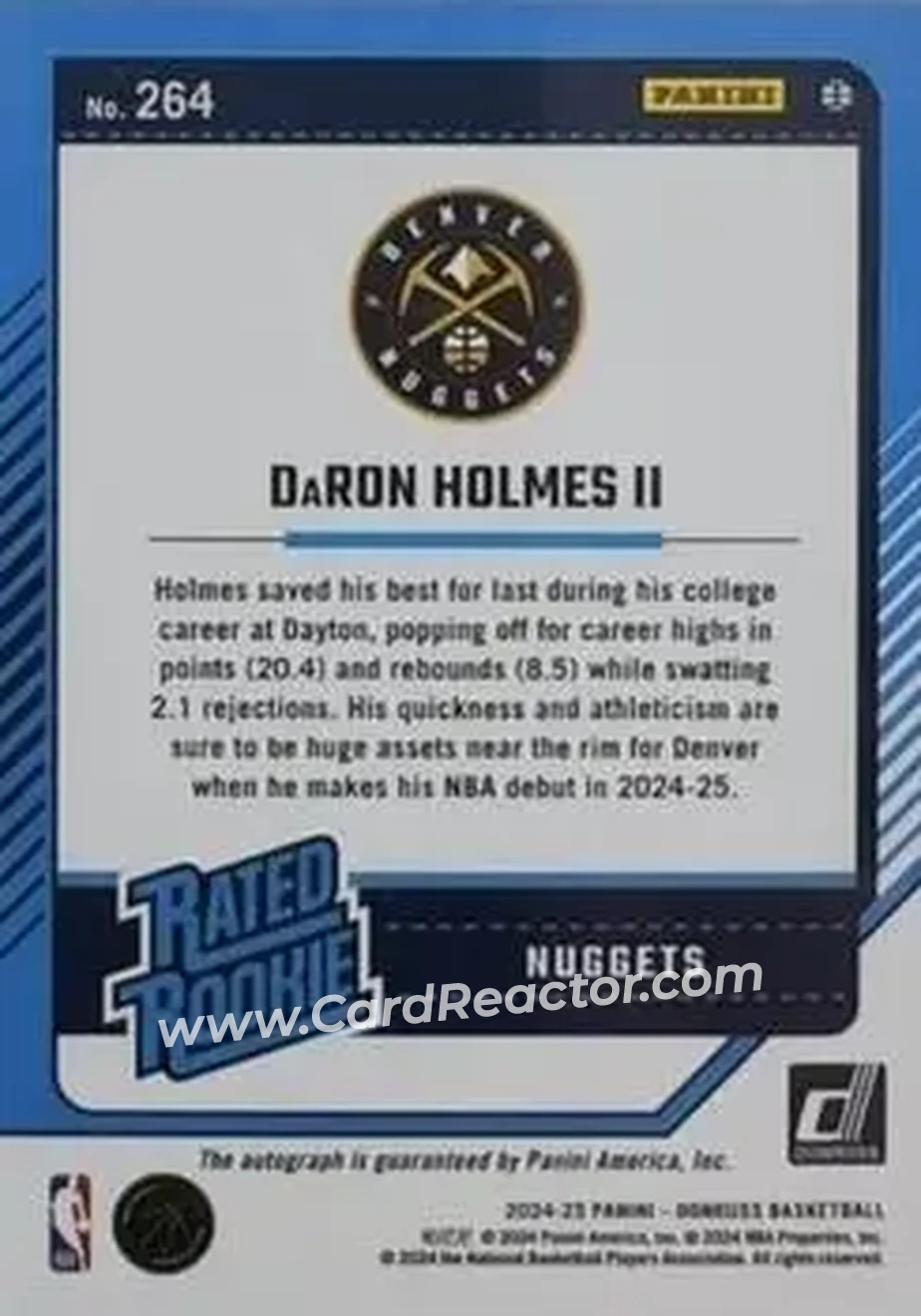 Back of DaRon Holmes II