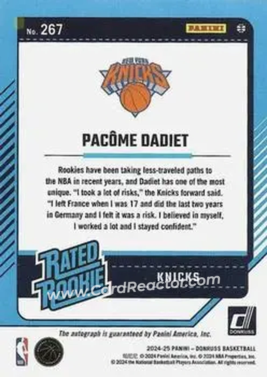 Back of Pacome Dadiet