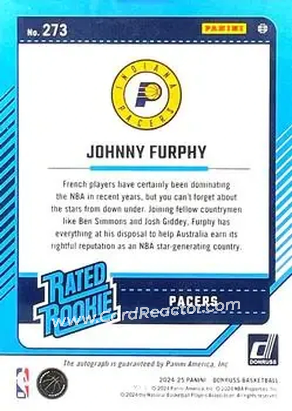 Back of Johnny Furphy