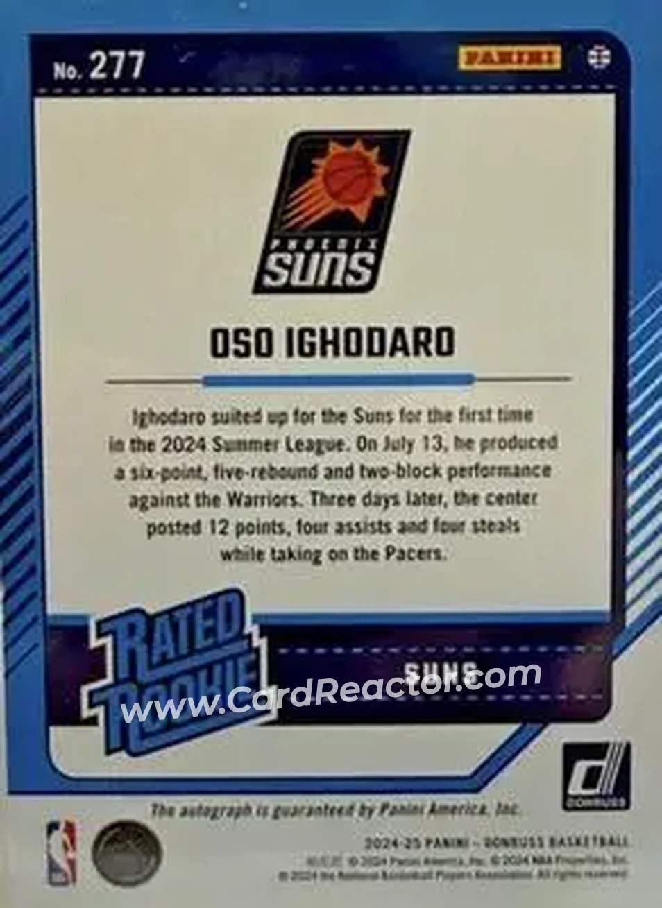 Back of Oso Ighodaro
