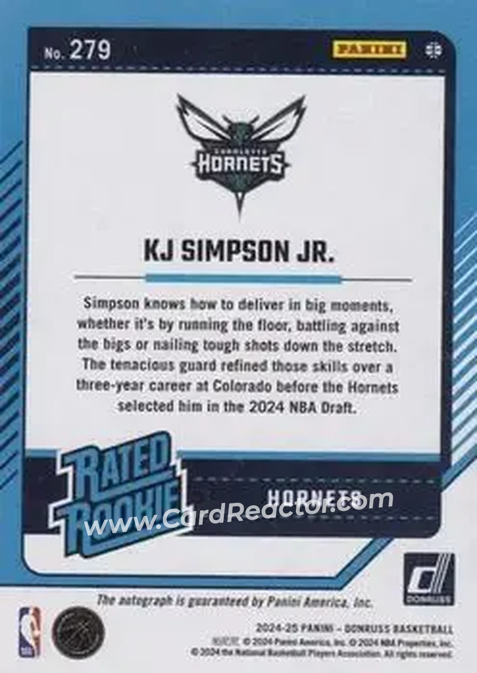 Back of KJ Simpson Jr.