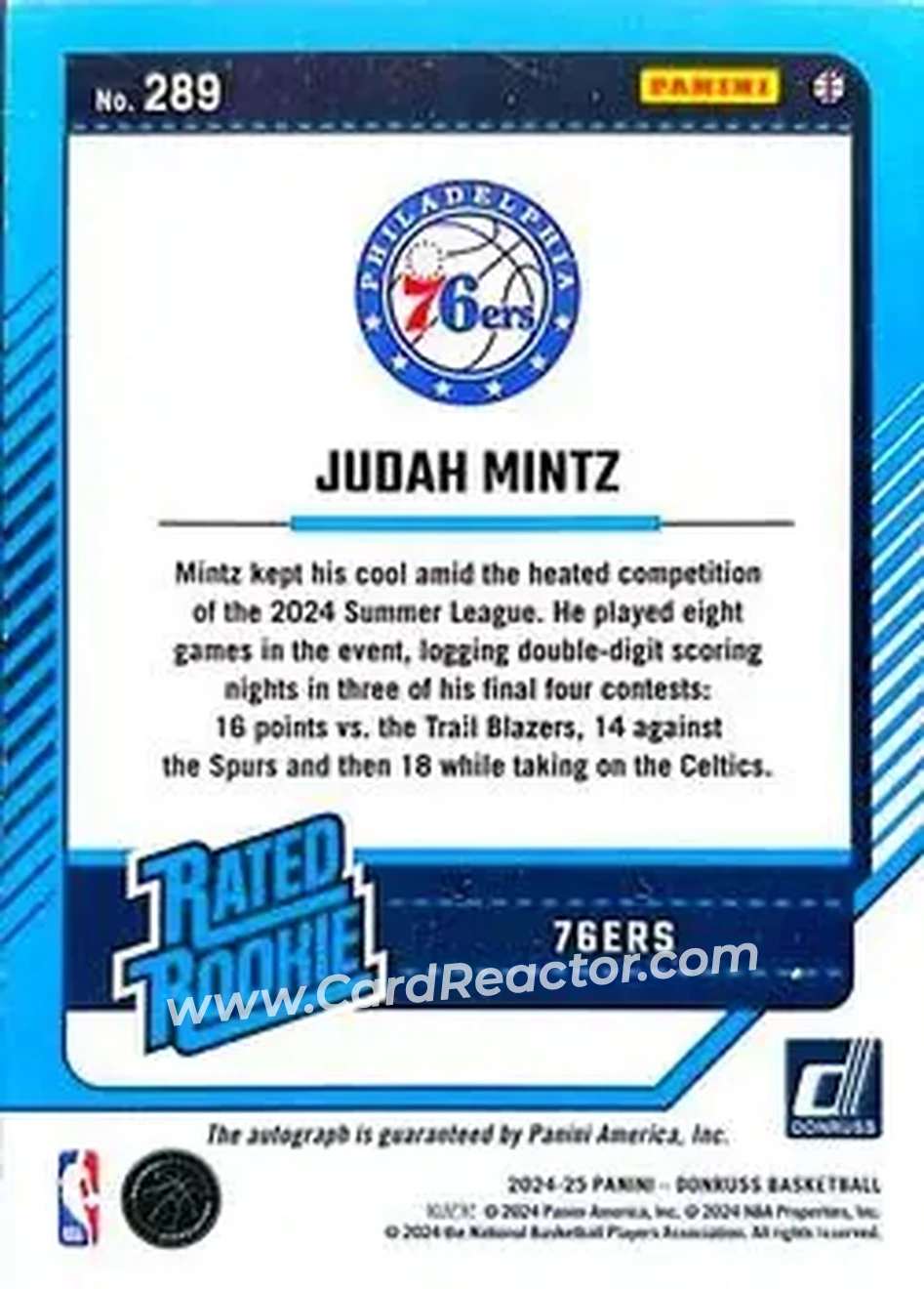 Back of Judah Mintz