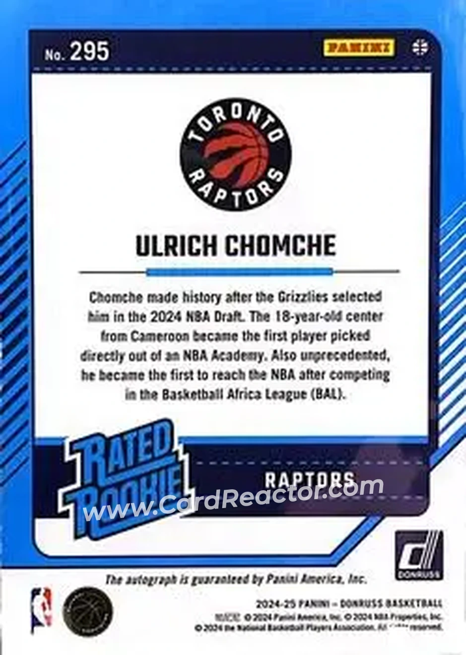 Back of Ulrich Chomche