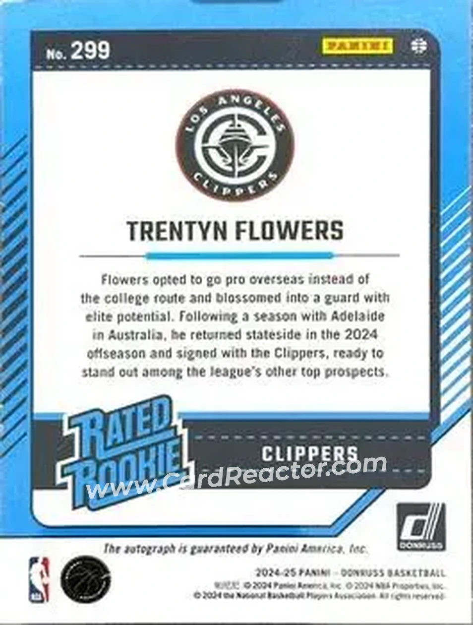 Back of Trentyn Flowers