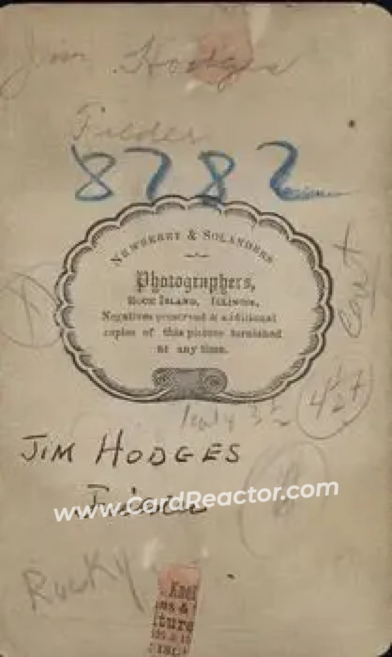 Back of Jim Hodges