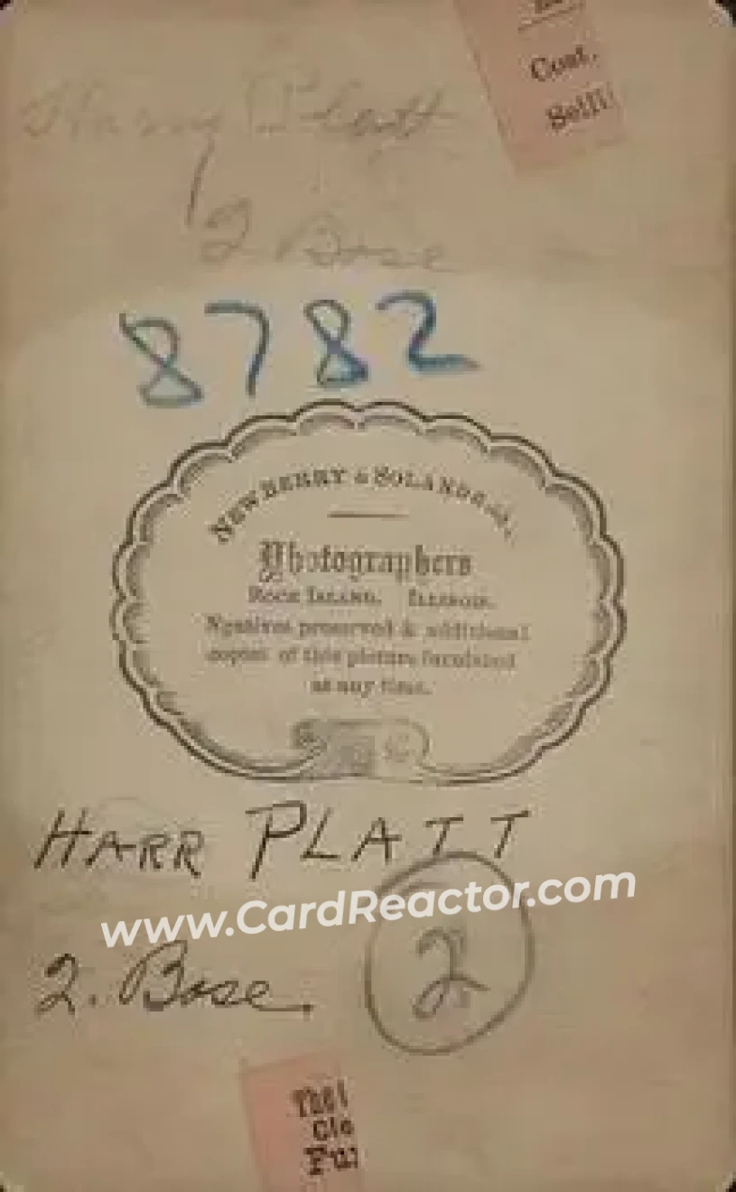 Back of Harry Platt
